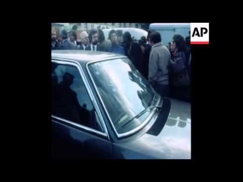 UPITN 4 11 79 AFTERMATH OF SHOTTING OF CRIMINAL JACQUES MESRINE IN PARIS