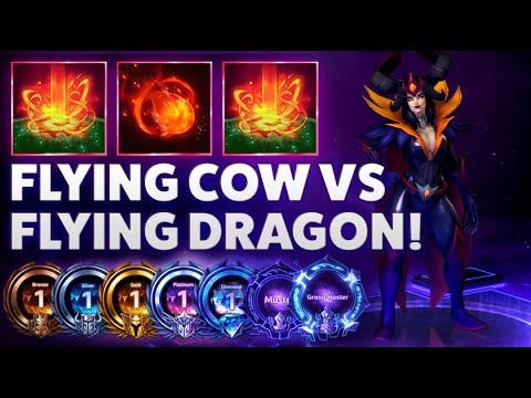 Alexstrasza Cleansing Flame - FLYING COW VS FLYING DRAGON! - Bronze 2 Grandmaster S2 2022