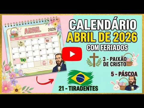 Vídeo: Calendário abril 2026: perguntas e respostas