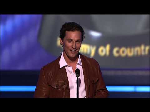 Matthew McConaughey, Carrie Underwood & George Strait's Boots - ACM Awards