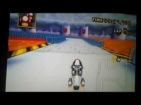 Mario Kart Wii GBA Bowser's Castle 3 Dry Bones