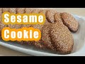 Sesame Cookies With Only 3 Ingredients How To Make Sesame Cookies Crispy Flourless Cookies