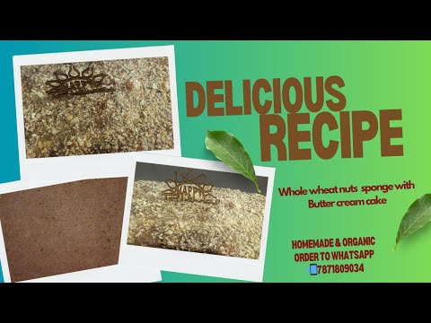 Delicious Eggless Whole Wheat Birthday Sponge Cake Recipe | video | SRIHARI MILLET BAKERY