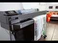 Принтер HP DesignJet T520 - видео