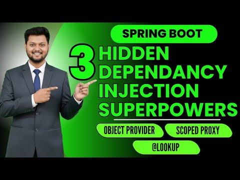 🚀 Spring Boot: 3 Hidden Dependency Injection Superpowers (ObjectProvider, Scoped Proxy, @Lookup) ✅