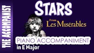Stars - from the musical Les Misérables - (Safe behind bars version) - Piano Accompaniment - Karaoke