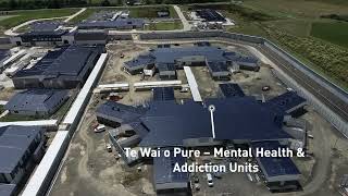 Waikeria Prison Development - drone footage, January 2024