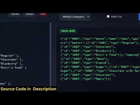 React.js JSON Editor: Format, Validate & Minify