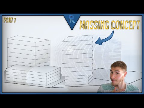 How to Create Massing Concept Model | Revit