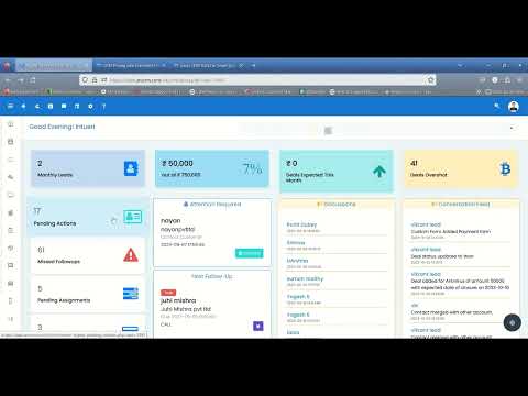 This video demonstrates the Dashboard and Digest Page features of the ZNICRM software.