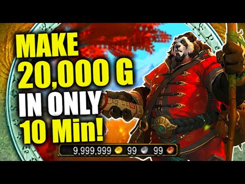 Make TONS of GOLD w/ MoP Timewalking! WoW Dragonflight Goldfarming | Easy 10 minutes Goldfarm