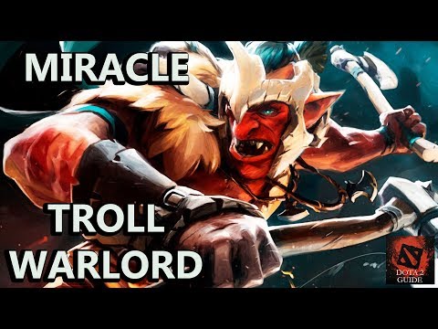 Liquid.Miracle - Troll Warlord - Pro Carry Amazing Kills - Dota 2 patch 7.20