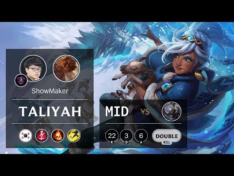 Taliyah Mid vs Diana - KR Master Patch 9.6