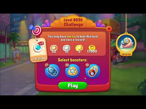 FISHDOM: Level 8930 Challenge level No boosters.