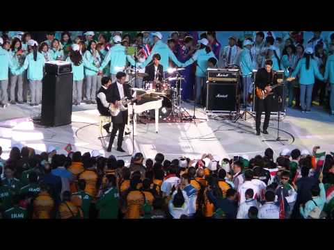 [041014] CN Blue at INCHEON ASIAN GAMES 2014 second Song