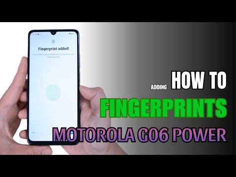 How to enable Fingerprints on Motorola G06 Power