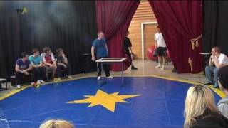 preview picture of video 'Von Jongleuren und Akrobaten: Zirkusprojekt für Berufsschüler aus Marktoberdorf'