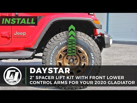 2020 Jeep Gladiator Install | Daystar 2 Inch Spacer Lift Kit