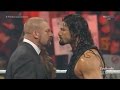 Triple H Announces Roman Reigns' out on The ...