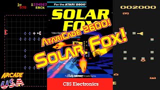 Solar Fox! (Atari 2600 - CBS Electronics)