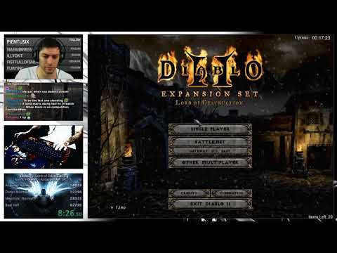 Diablo 2- Hell Hardcore Assassin Speedrun (08/30/2017)