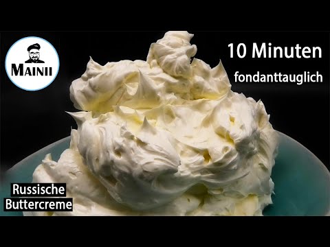 Russische Buttercreme mit Kondensmilch / Milchmädchen Buttercreme
