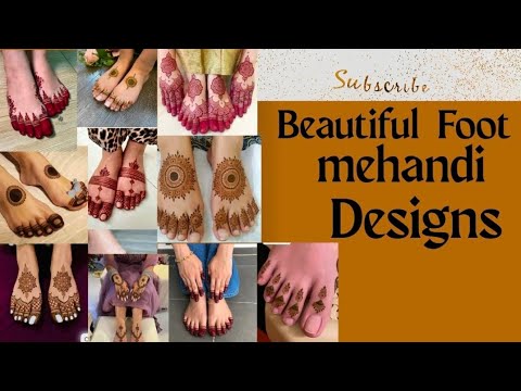 Simple & beautiful foot mehandi design ||easy leg mehndi design || pairon ki mehndi design #mehndi 