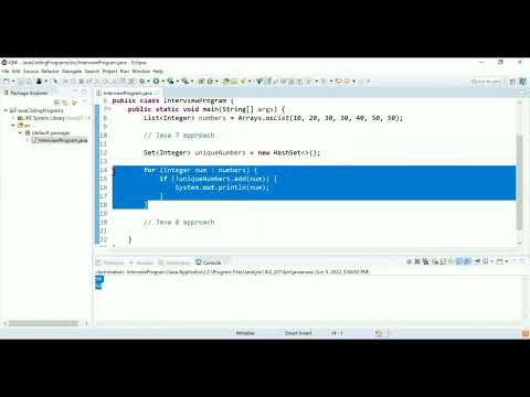 Find Duplicate Numbers Using Java7 And Java8 And Be A Java Expert