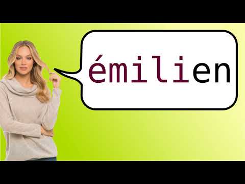 How to say 'Emilian' in French?