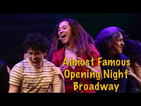 Almost Famous Opening Night on Broadway & “Fever Dog”
