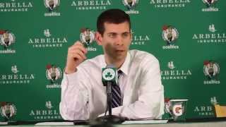 preview picture of video 'Brad Stevens on Nearly Clinching a Playoff Spot - Boston Celtics'