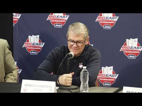 Uconn Women's Basketball Big East Round 2 Postgame Press Conference