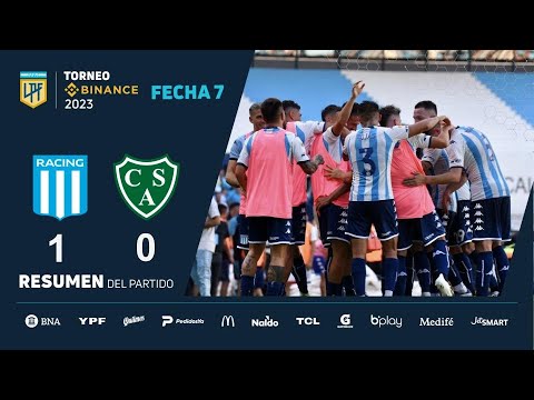 #TorneoBinance 2023 | Fecha 7 | resumen de Racing - Sarmiento