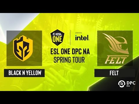 Dota2 - felt vs Black N Yellow - Game 2 - ESL One DPC NA Spring
