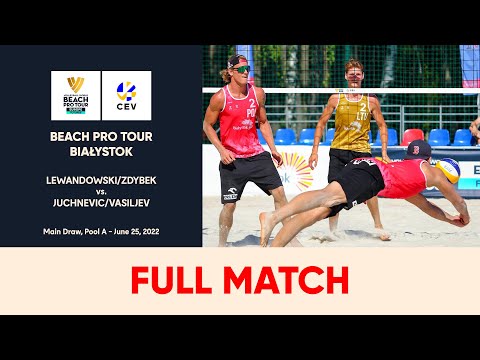 Full match | Beach Pro Tour Bialystok | Lewandowski/Zdybek (POL) - Juchnevic/Vasiljev (LTU)