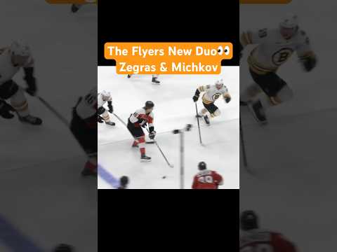 The Flyers New Duo👀 Zegras & Michkov👀
