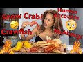 SNOW CRAB & CRAWFISH MUKBANG!