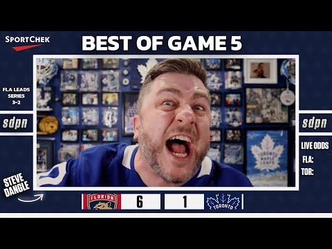 Steve Dangle GOES NUTS During Game 5 Of Panthers vs. Leafs | Best Of Game 5