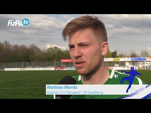 Mathias Moritz - SV Spielberg - zum Spiel vs. SV Stuttgarter Kickers II, FuPa.tv-Interview, 1.4.2017