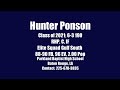 Hunter Ponson - Pitching - Summer 2020