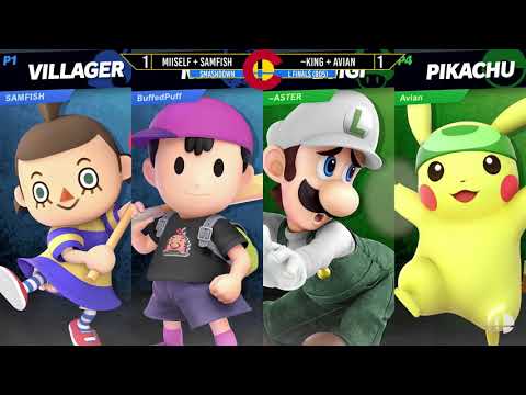 Smashdown Minor (Feb. '19) - Miiself + SAMFISH Vs. ~King + Avian - Losers Finals