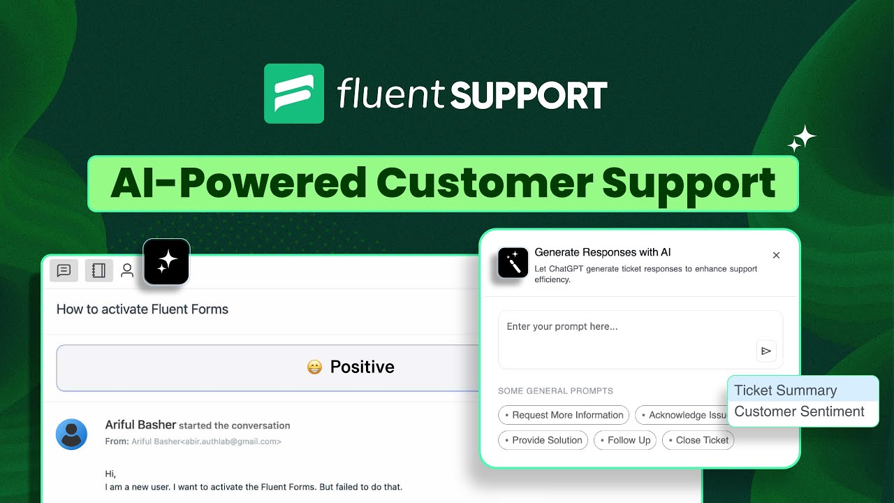 Fluent Support 1.8.0: Elevating Your Helpdesk with Powerful AI Features!
