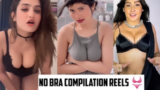 No bra challenge by Indian girls Instagram reels c
