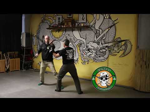 90 Degree Block and Rotating Shillelagh to use Ferrule End - Irish Stick Fighting