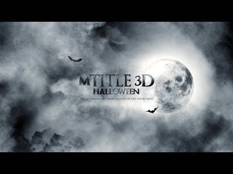 mTitle 3D Halloween Plugin for FCPX and Motion 5