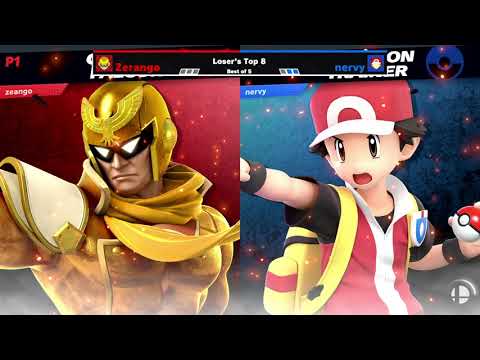 Tempo Revival 4 - Zerango (Falcon) Vs. nervy (Pkmn Trainer) - Loser's Top 8 - Smash Ultimate