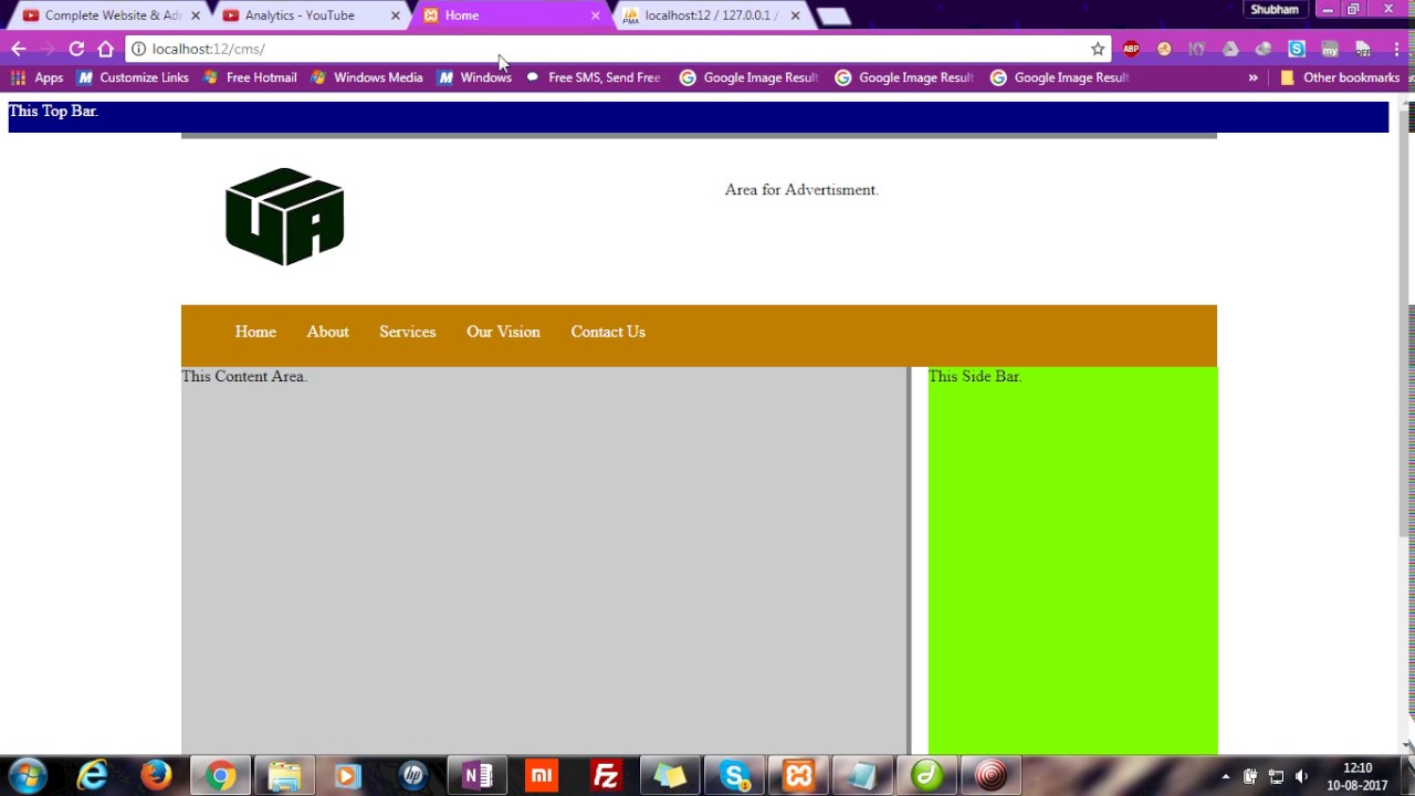 Building Dynamic Website with Admin Panel PHP MYSQL Part 4