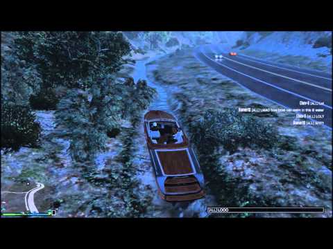 GTA V online (PC) - Boat randomly Fly
