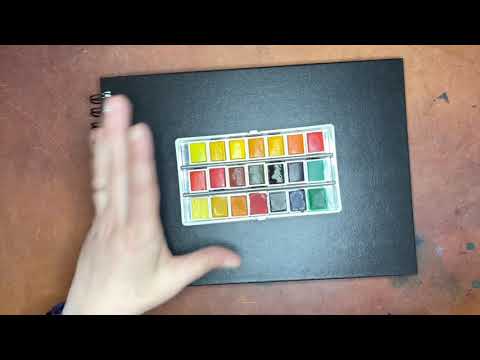 Vintage Rembrandt Watercolor Swatching