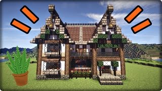 【マインクラフト】家を建築してみる-その２-【洋風な家の作り方】